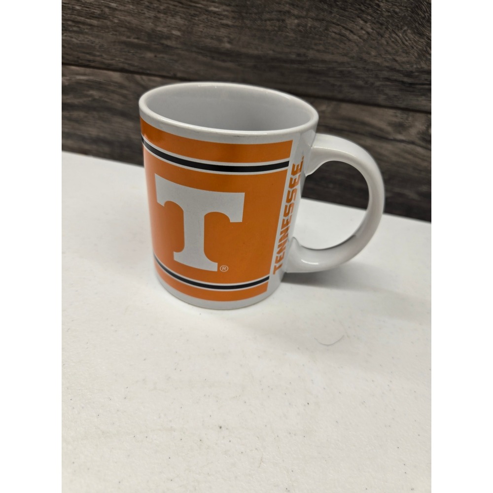 Tennessee Volunteers Coffee Mug Boelter Brands Power T Orange White Ceramic Cup